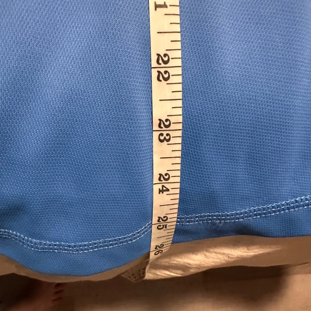 Lands End Summer Sun Shirt‎ Blue 10-12 Medium